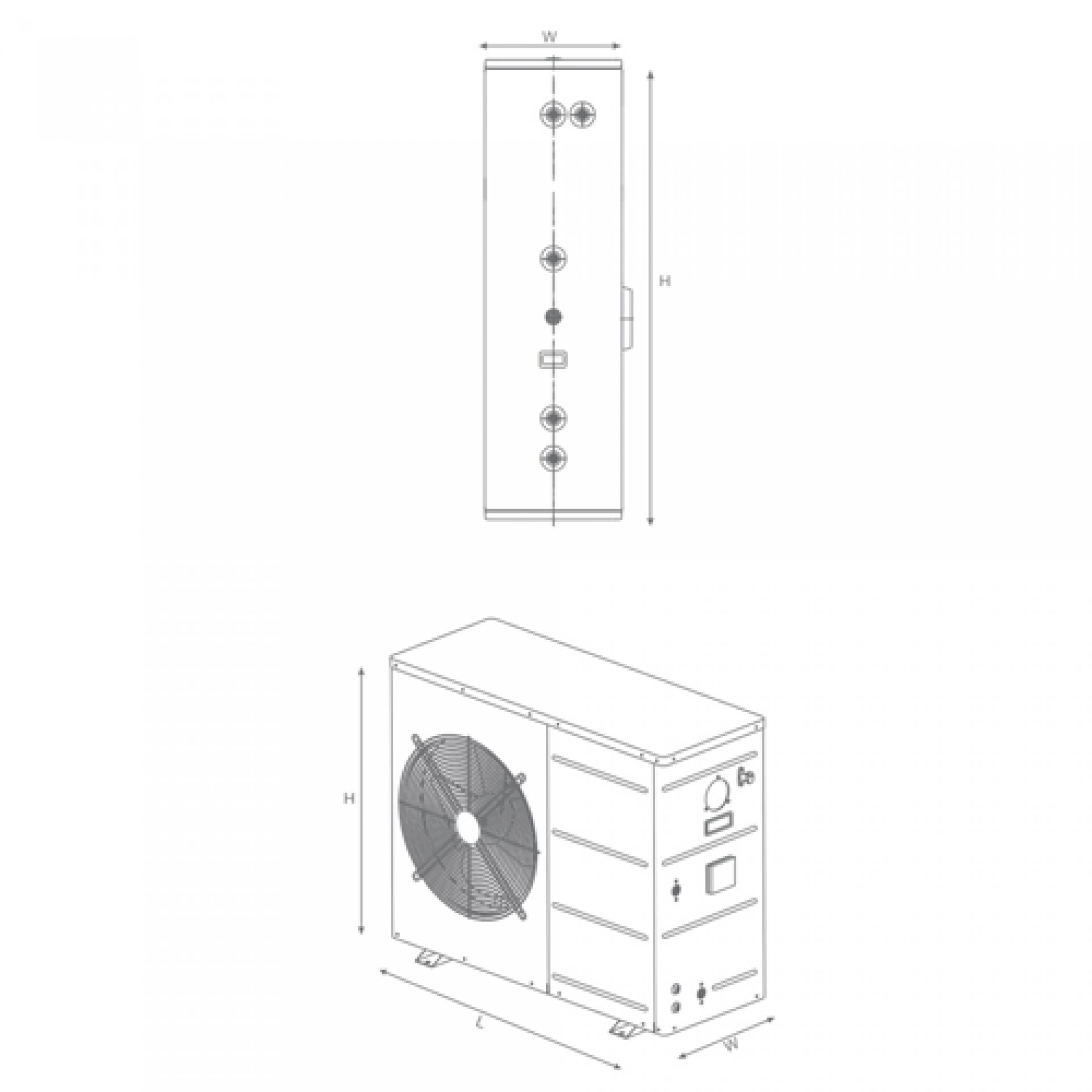 Integra-X Split Heat Pump 400 LTR - A Complete Bathing Solution